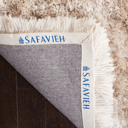 SAFAVIEH Tapis extra épais fait main Vukosava Shag Guenevere 3 pouces