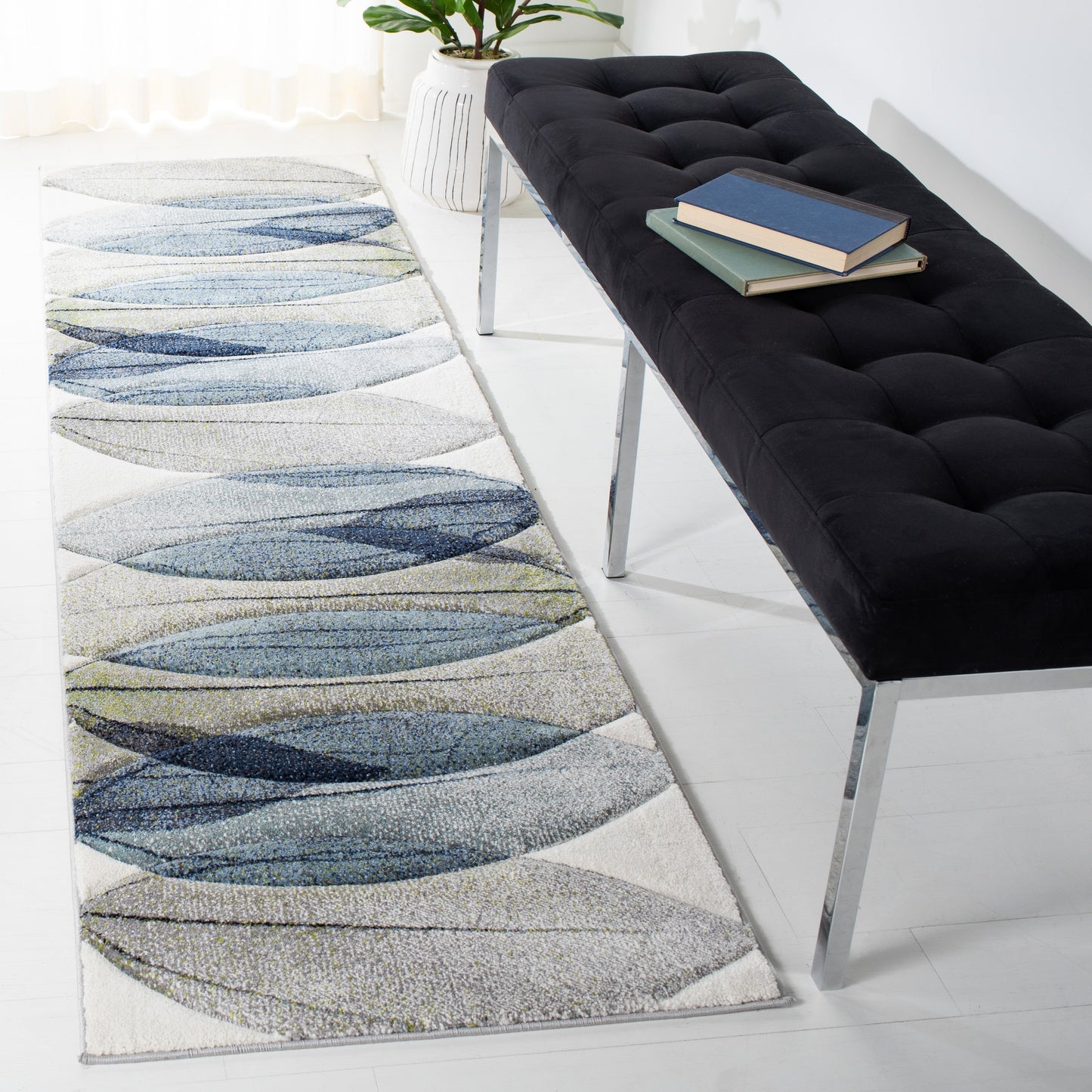 Tapis abstrait moderne du milieu du siècle SAFAVIEH Hollywood Josefine