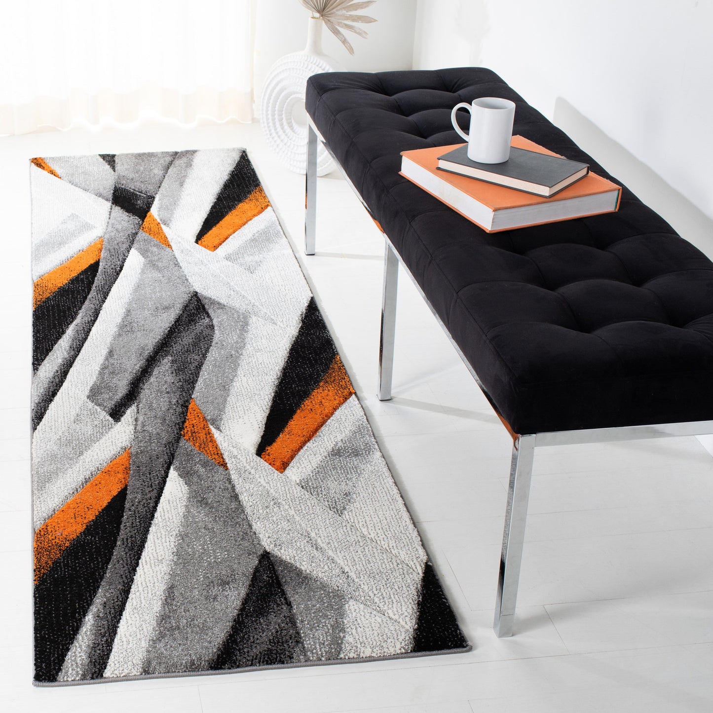 Tapis abstrait moderne du milieu du siècle SAFAVIEH Hollywood Takae