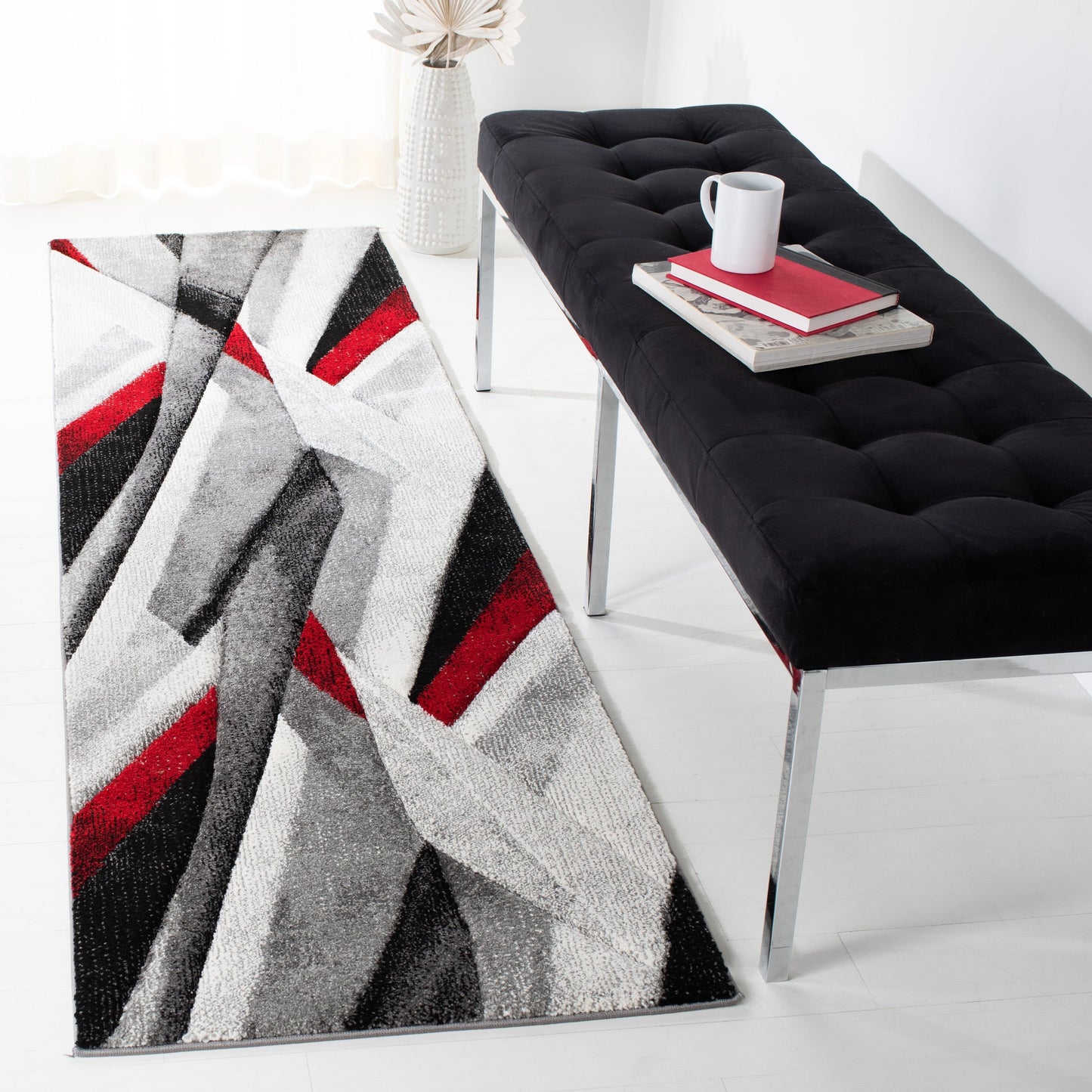 Tapis abstrait moderne du milieu du siècle SAFAVIEH Hollywood Takae
