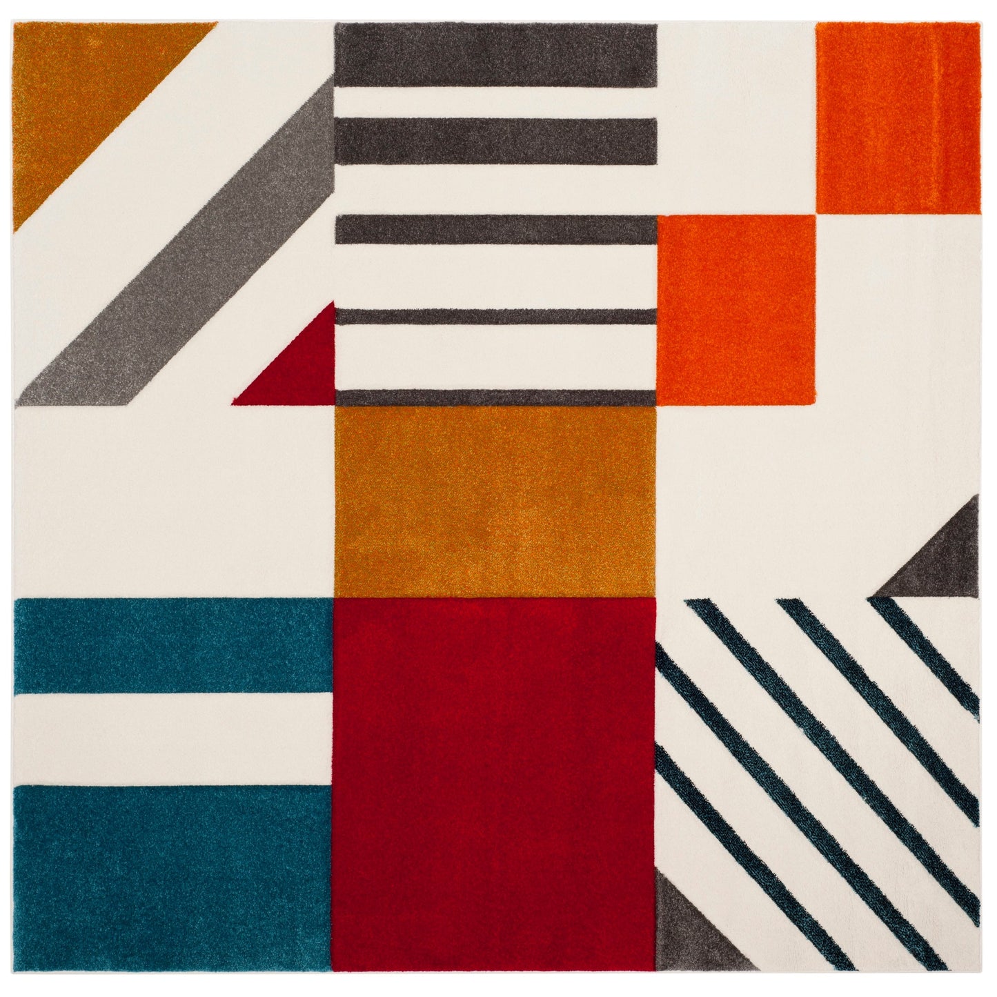Tapis abstrait moderne du milieu du siècle SAFAVIEH Hollywood Tzana