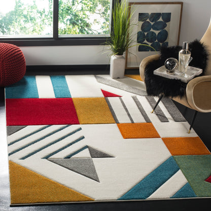 Tapis abstrait moderne du milieu du siècle SAFAVIEH Hollywood Tzana