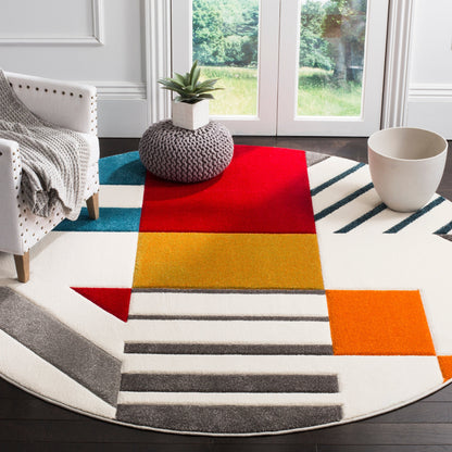 Tapis abstrait moderne du milieu du siècle SAFAVIEH Hollywood Tzana