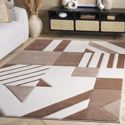 Tapis abstrait moderne du milieu du siècle SAFAVIEH Hollywood Tzana