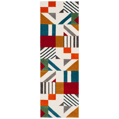 Tapis abstrait moderne du milieu du siècle SAFAVIEH Hollywood Tzana