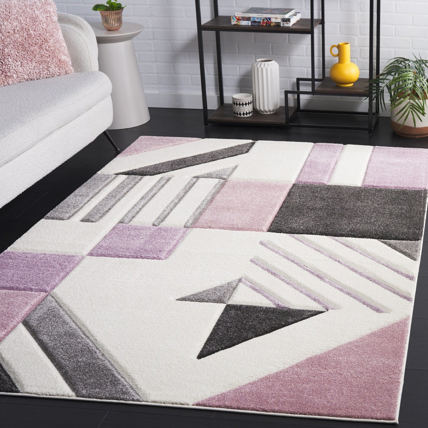 Tapis abstrait moderne du milieu du siècle SAFAVIEH Hollywood Tzana