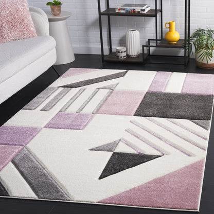 Tapis abstrait moderne du milieu du siècle SAFAVIEH Hollywood Tzana
