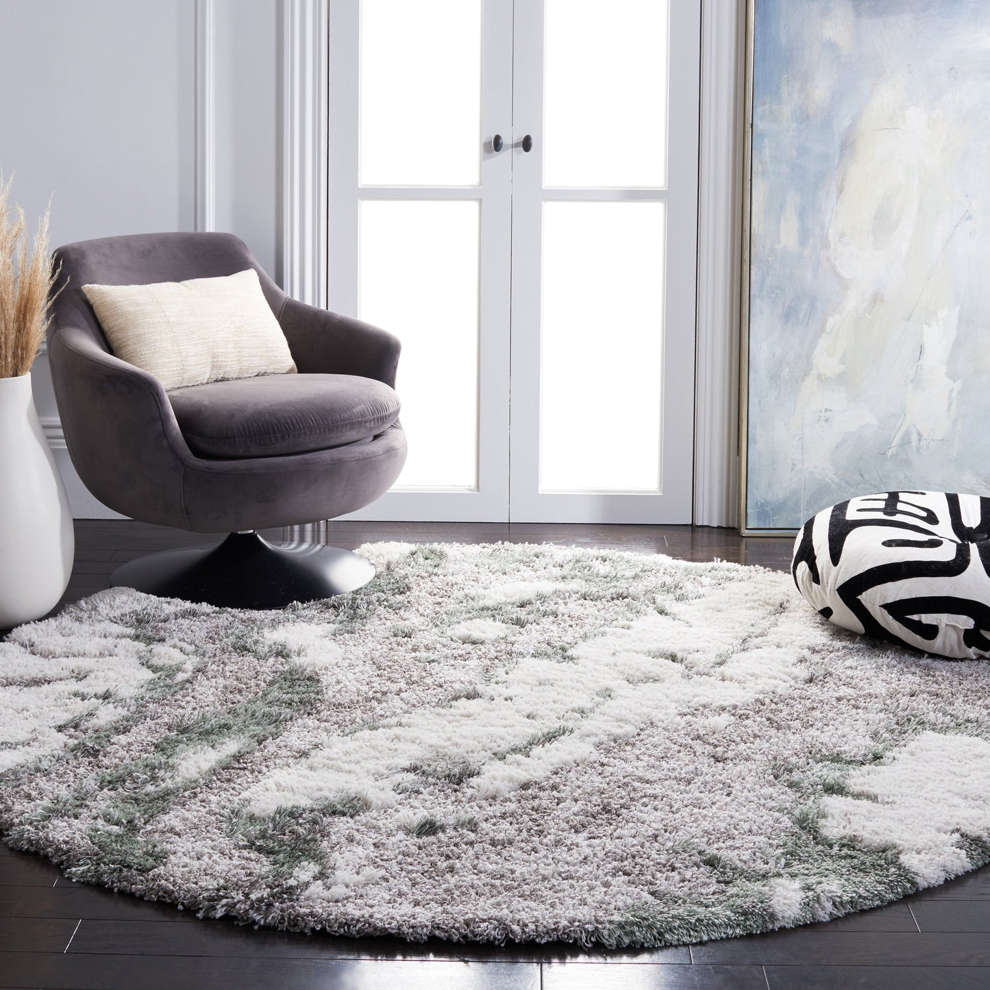 Tapis SAFAVIEH Horizon Shag Remona de 2,6 pouces d'épaisseur