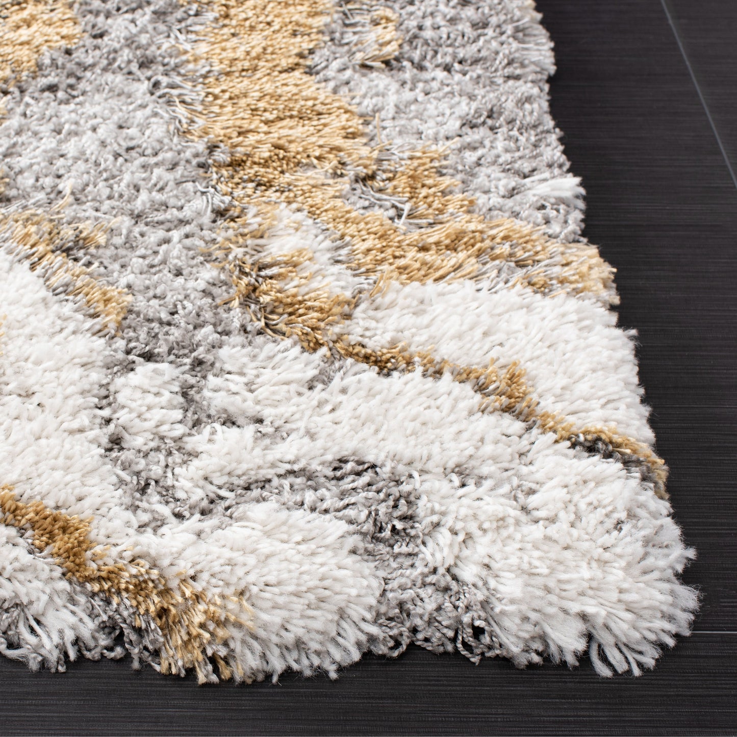 Tapis SAFAVIEH Horizon Shag Remona de 2,6 pouces d'épaisseur