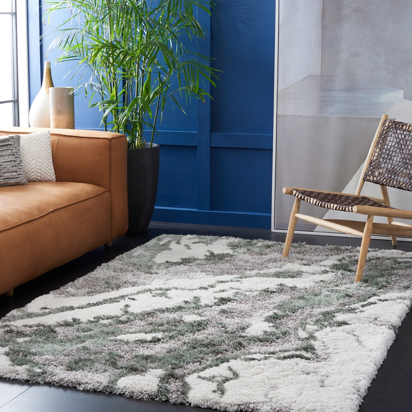 Tapis SAFAVIEH Horizon Shag Remona de 2,6 pouces d'épaisseur
