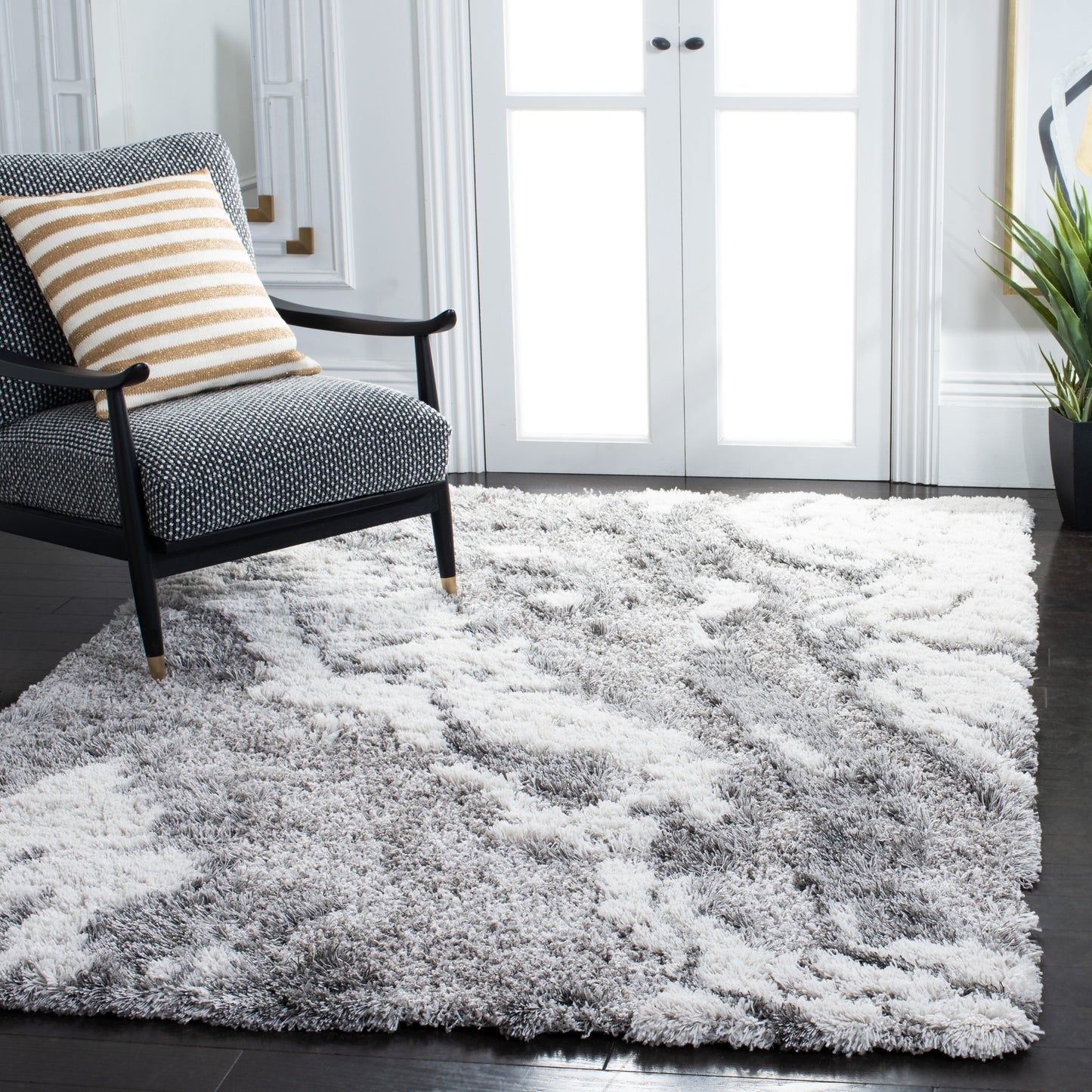 Tapis SAFAVIEH Horizon Shag Remona de 2,6 pouces d'épaisseur