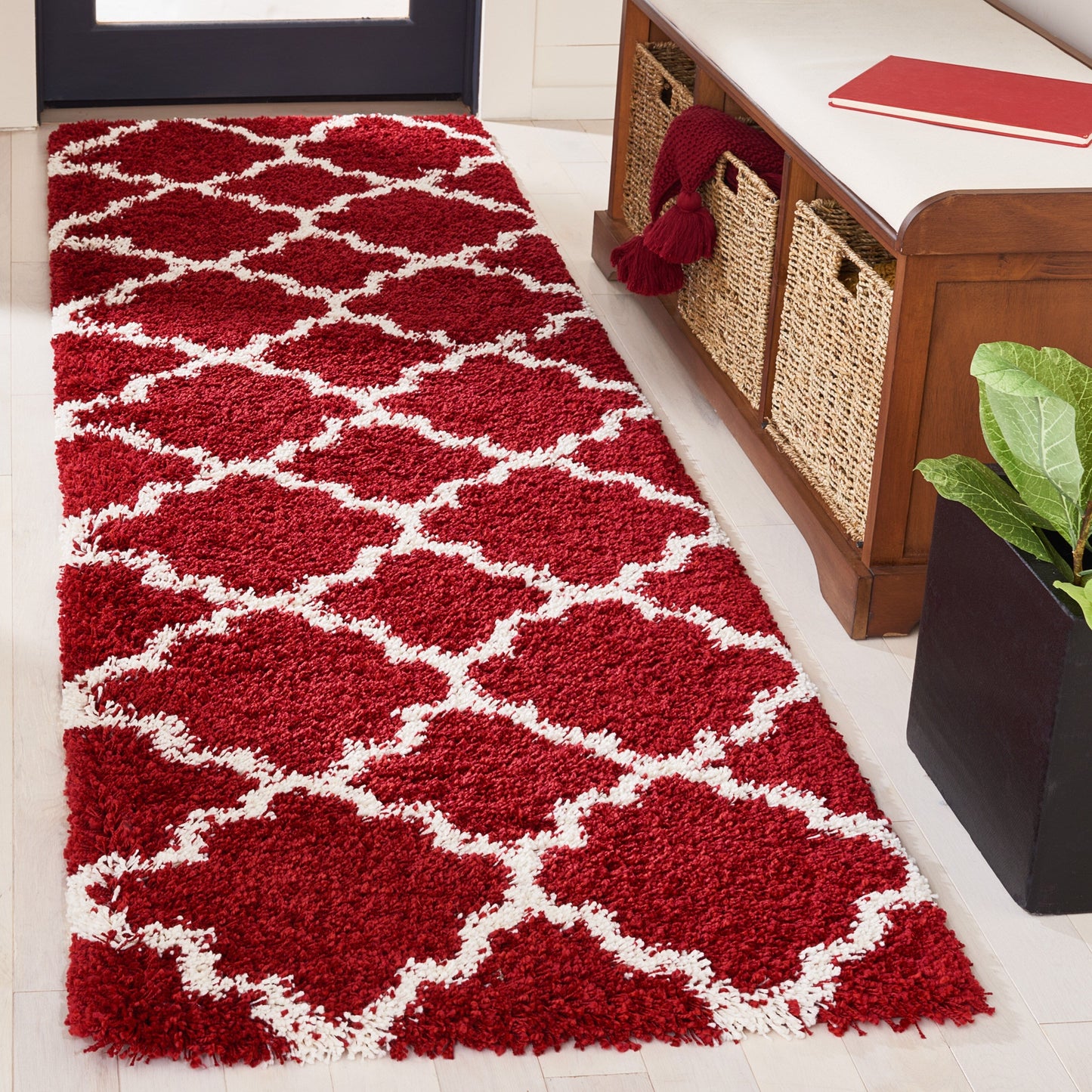 Tapis SAFAVIEH Hudson Shag Jeryl Glam Trellis 2 pouces