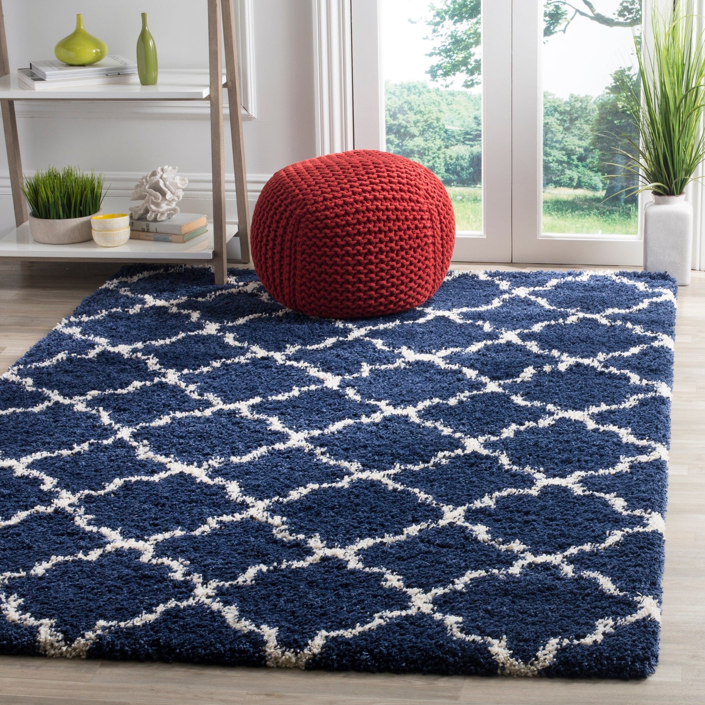 Tapis SAFAVIEH Hudson Shag Jeryl Glam Trellis 2 pouces