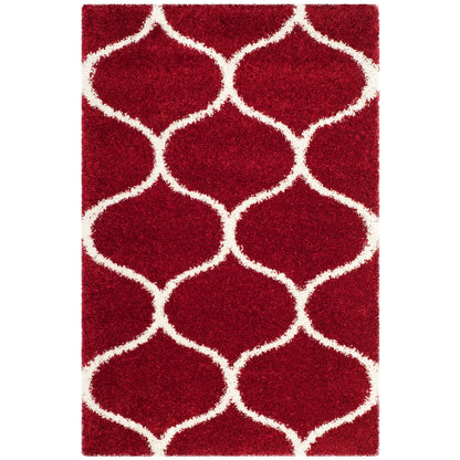Tapis SAFAVIEH Hudson Shag Pushpa Trellis de 2 pouces d'épaisseur