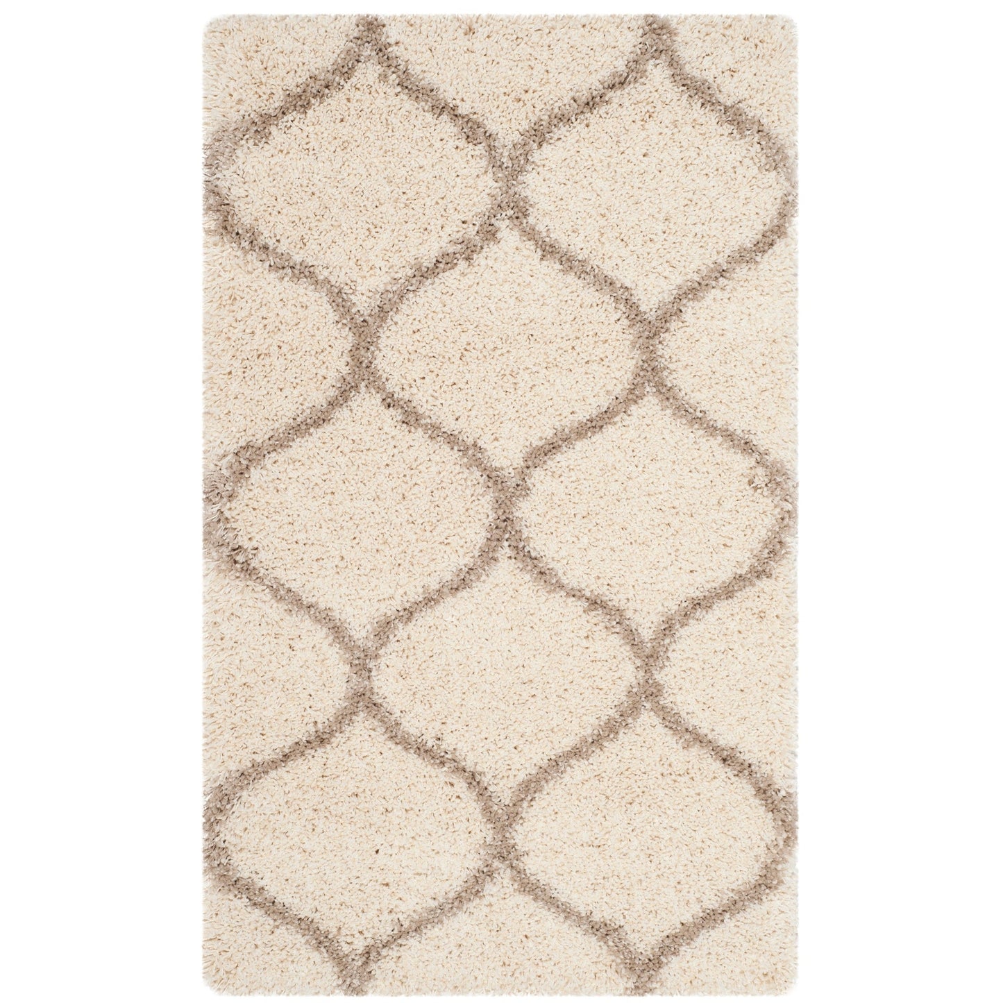 Tapis SAFAVIEH Hudson Shag Pushpa Trellis de 2 pouces d'épaisseur