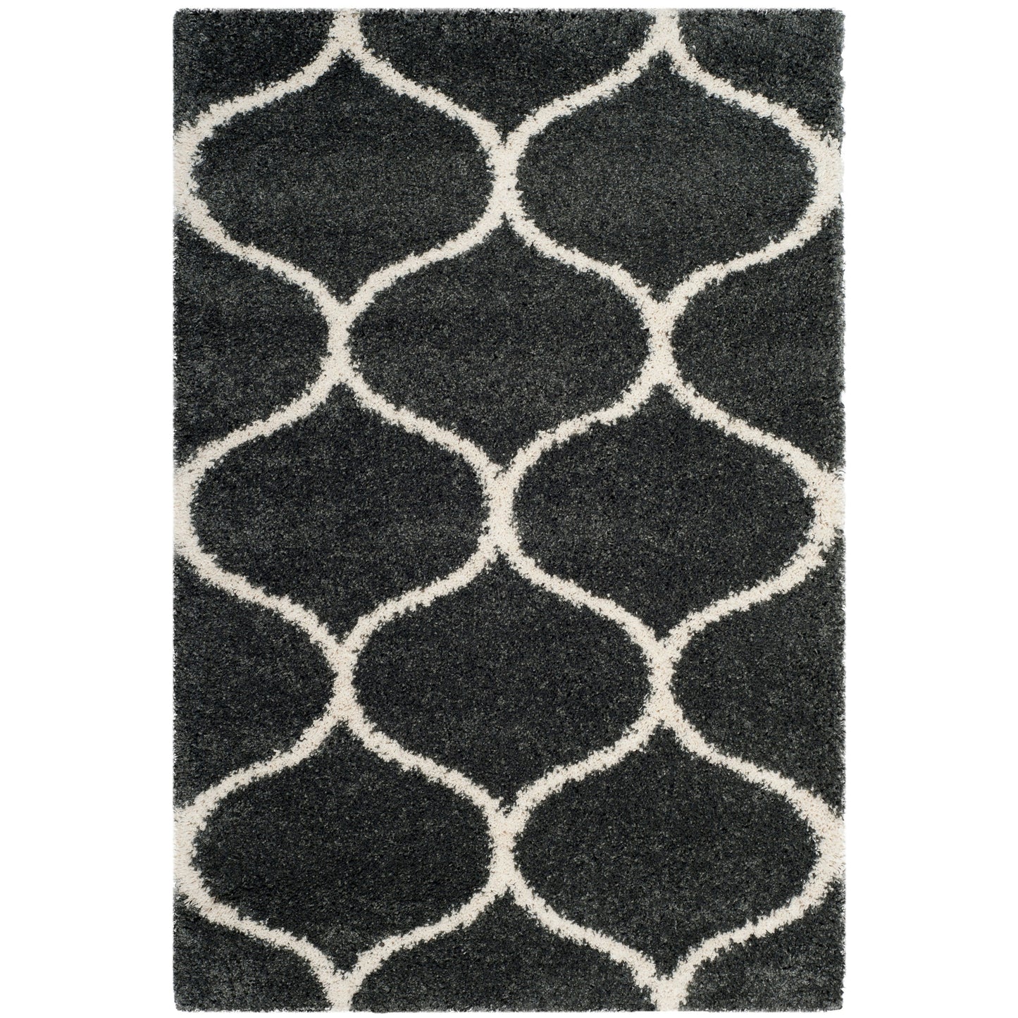 Tapis SAFAVIEH Hudson Shag Pushpa Trellis de 2 pouces d'épaisseur
