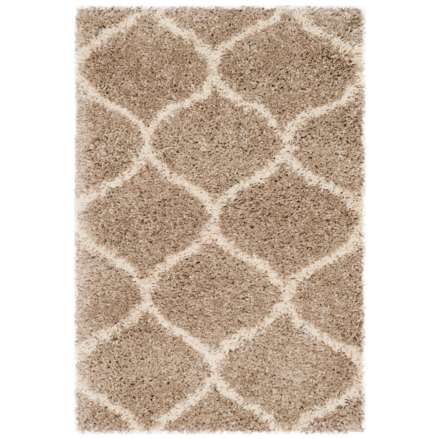Tapis SAFAVIEH Hudson Shag Pushpa Trellis de 2 pouces d'épaisseur