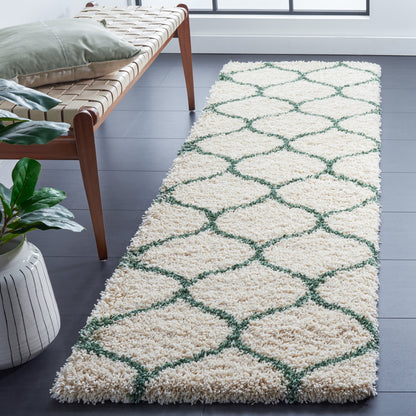 Tapis SAFAVIEH Hudson Shag Pushpa Trellis de 2 pouces d'épaisseur