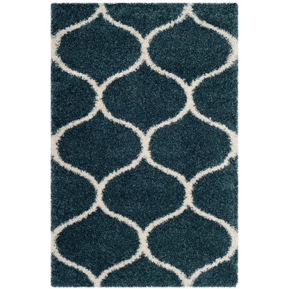 Tapis SAFAVIEH Hudson Shag Pushpa Trellis de 2 pouces d'épaisseur