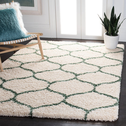 Tapis SAFAVIEH Hudson Shag Pushpa Trellis de 2 pouces d'épaisseur