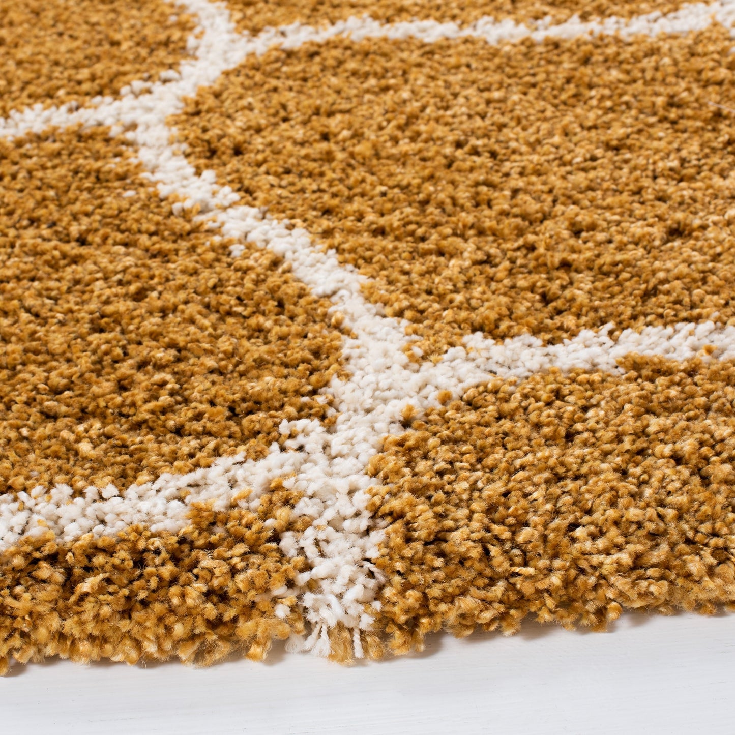 Tapis SAFAVIEH Hudson Shag Pushpa Trellis de 2 pouces d'épaisseur