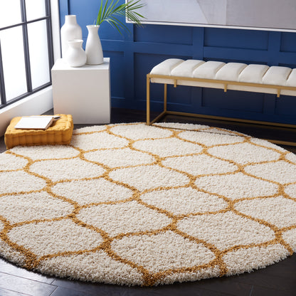 Tapis SAFAVIEH Hudson Shag Pushpa Trellis de 2 pouces d'épaisseur