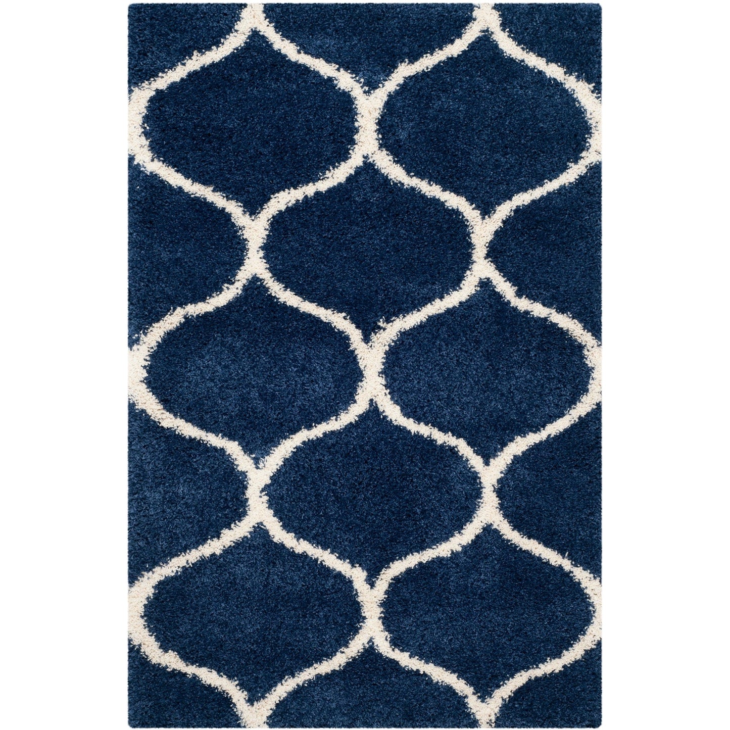 Tapis SAFAVIEH Hudson Shag Pushpa Trellis de 2 pouces d'épaisseur