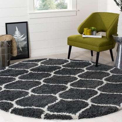 Tapis SAFAVIEH Hudson Shag Pushpa Trellis de 2 pouces d'épaisseur