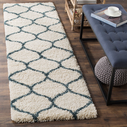 Tapis SAFAVIEH Hudson Shag Pushpa Trellis de 2 pouces d'épaisseur