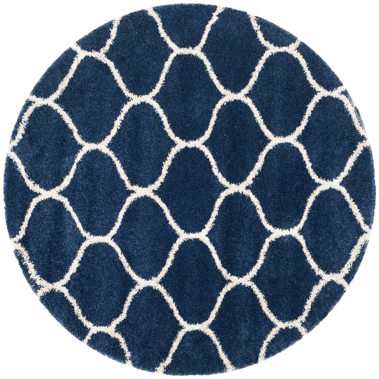 Tapis SAFAVIEH Hudson Shag Pushpa Trellis de 2 pouces d'épaisseur