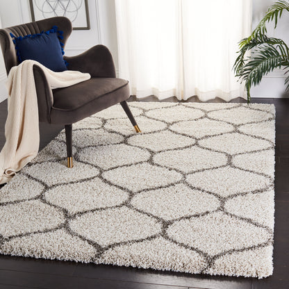 Tapis SAFAVIEH Hudson Shag Pushpa Trellis de 2 pouces d'épaisseur