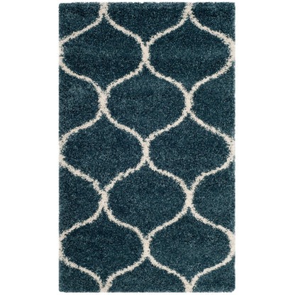Tapis SAFAVIEH Hudson Shag Pushpa Trellis de 2 pouces d'épaisseur