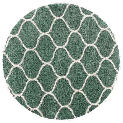 Tapis SAFAVIEH Hudson Shag Pushpa Trellis de 2 pouces d'épaisseur