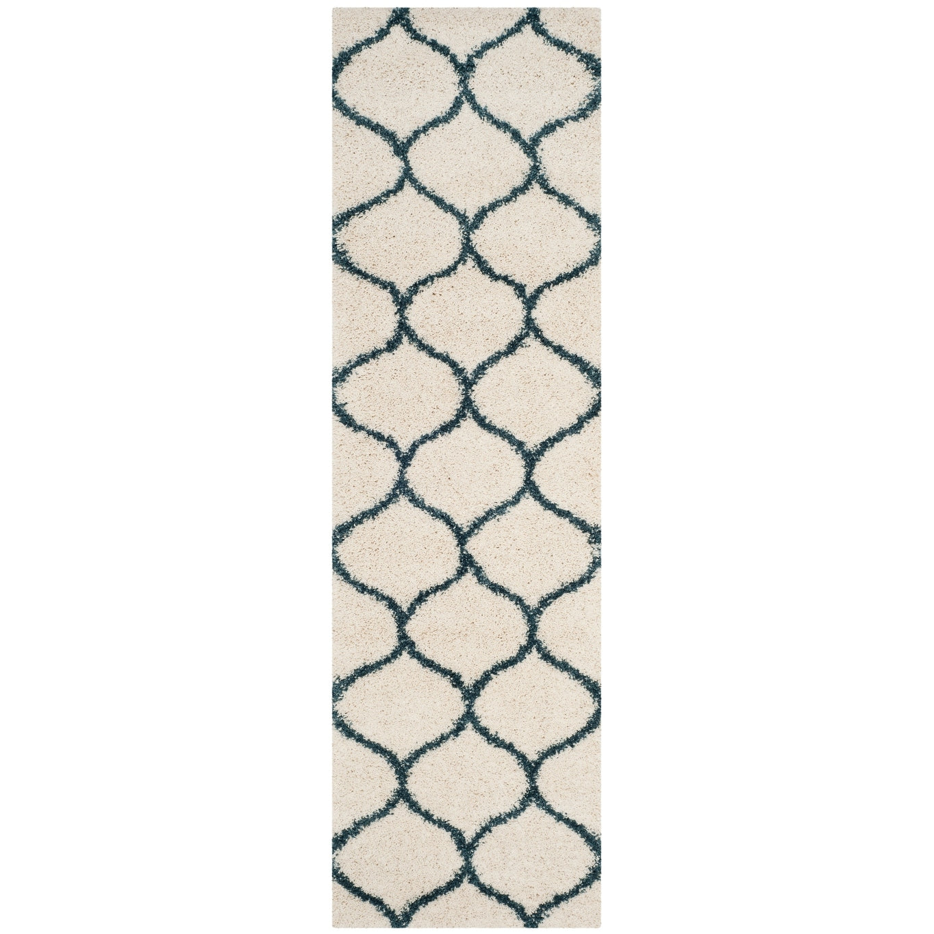 Tapis SAFAVIEH Hudson Shag Pushpa Trellis de 2 pouces d'épaisseur