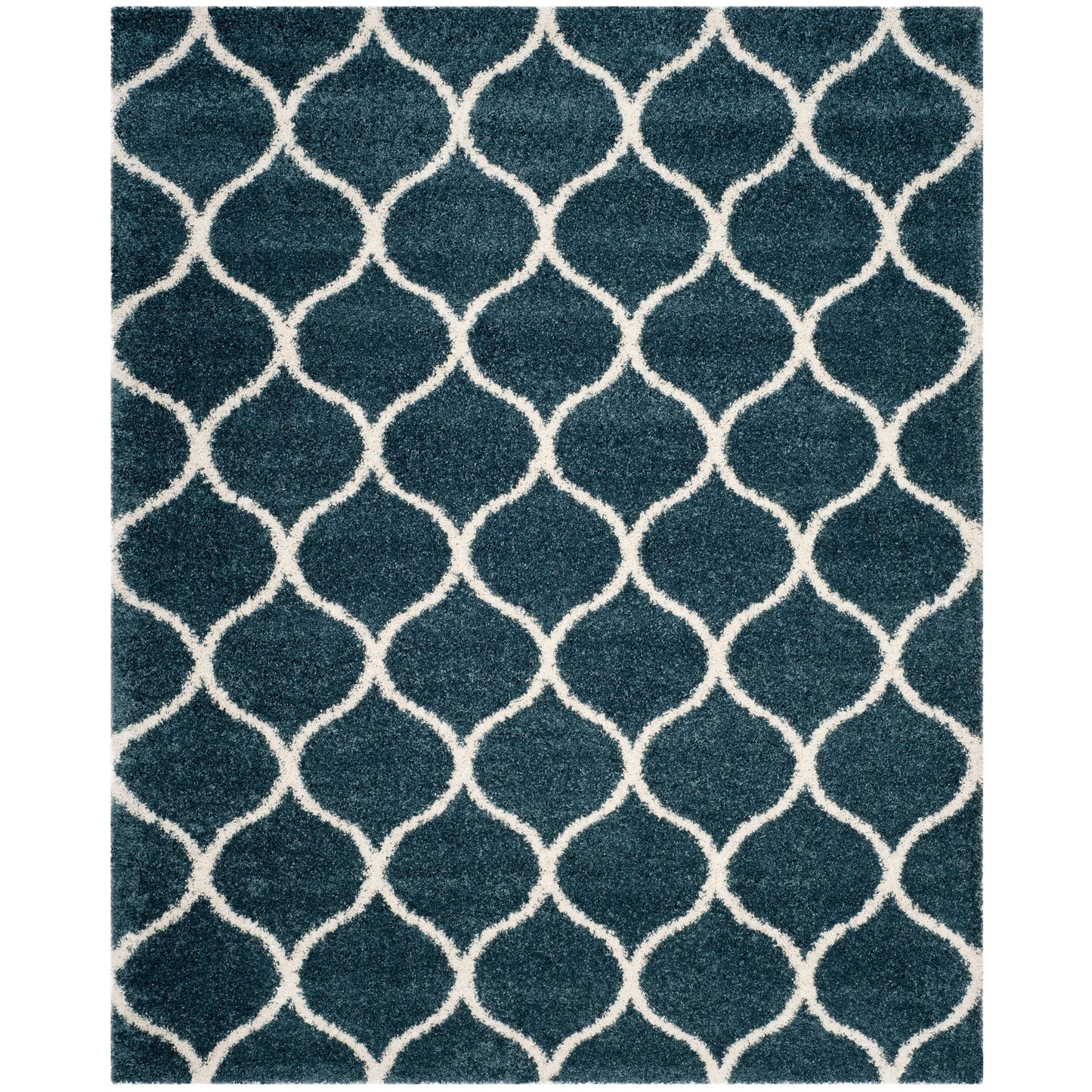 Tapis SAFAVIEH Hudson Shag Pushpa Trellis de 2 pouces d'épaisseur