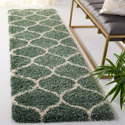 Tapis SAFAVIEH Hudson Shag Pushpa Trellis de 2 pouces d'épaisseur