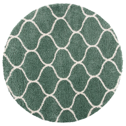 Tapis SAFAVIEH Hudson Shag Pushpa Trellis de 2 pouces d'épaisseur