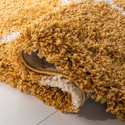 Tapis SAFAVIEH Hudson Shag Pushpa Trellis de 2 pouces d'épaisseur