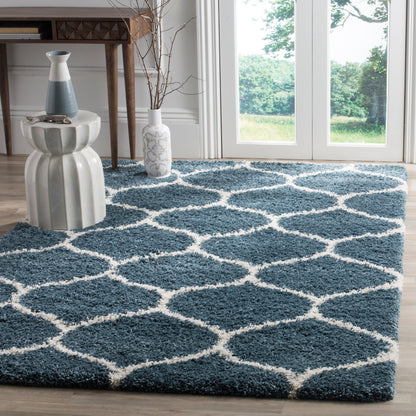 Tapis SAFAVIEH Hudson Shag Pushpa Trellis de 2 pouces d'épaisseur
