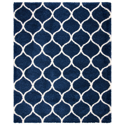 Tapis SAFAVIEH Hudson Shag Pushpa Trellis de 2 pouces d'épaisseur
