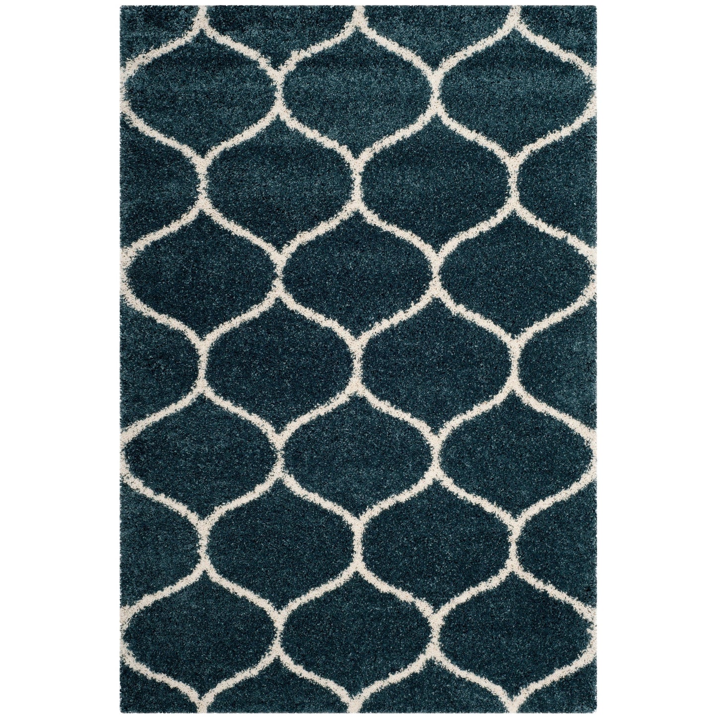 Tapis SAFAVIEH Hudson Shag Pushpa Trellis de 2 pouces d'épaisseur