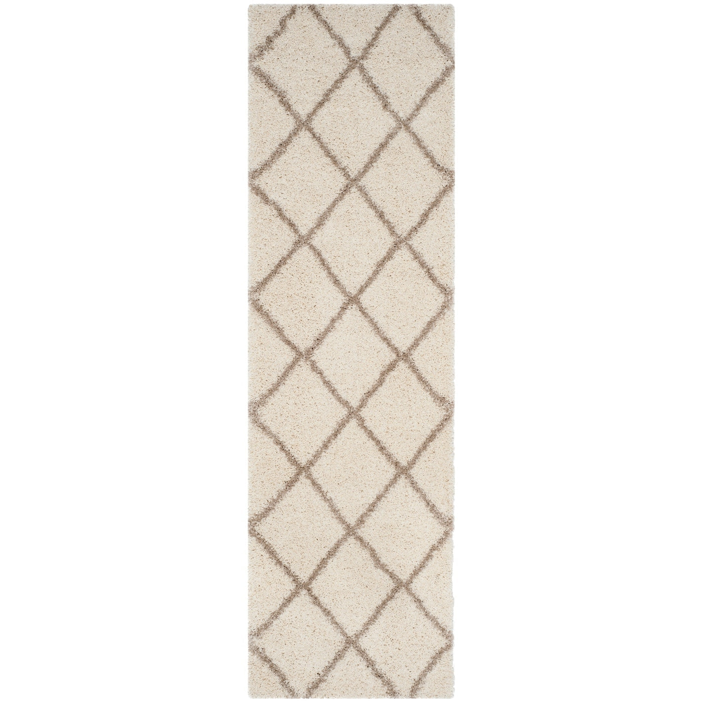 Tapis SAFAVIEH Hudson Shag Raili Diamond Treillis de 2 pouces d'épaisseur
