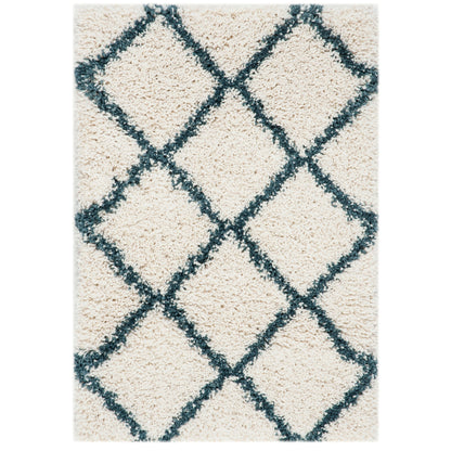 Tapis SAFAVIEH Hudson Shag Raili Diamond Treillis de 2 pouces d'épaisseur