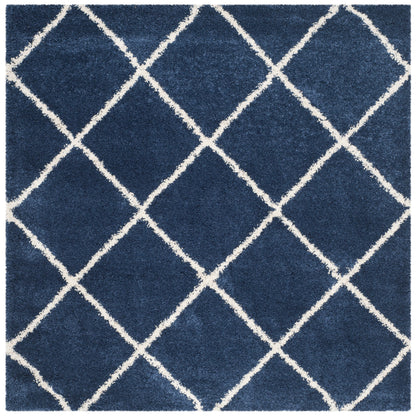 Tapis SAFAVIEH Hudson Shag Raili Diamond Treillis de 2 pouces d'épaisseur
