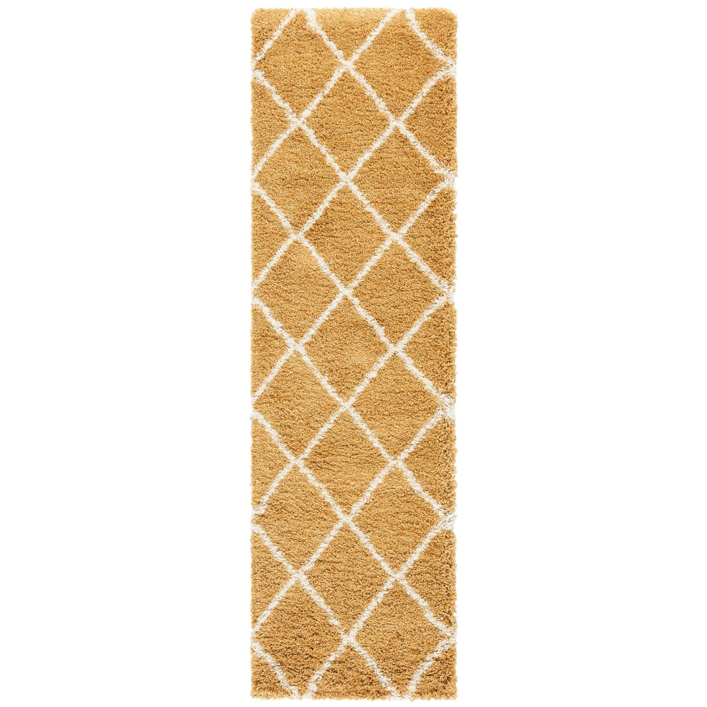 Tapis SAFAVIEH Hudson Shag Raili Diamond Treillis de 2 pouces d'épaisseur