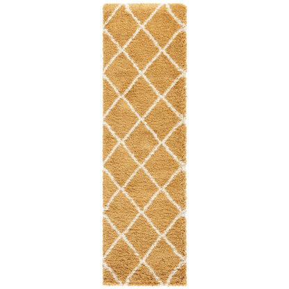 Tapis SAFAVIEH Hudson Shag Raili Diamond Treillis de 2 pouces d'épaisseur