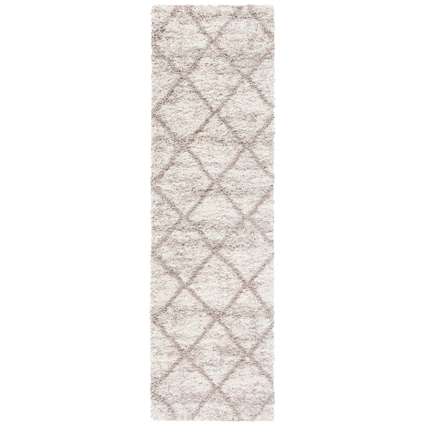 Tapis SAFAVIEH Hudson Shag Raili Diamond Treillis de 2 pouces d'épaisseur