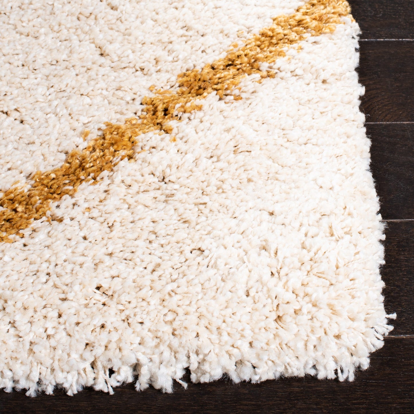 Tapis SAFAVIEH Hudson Shag Raili Diamond Treillis de 2 pouces d'épaisseur