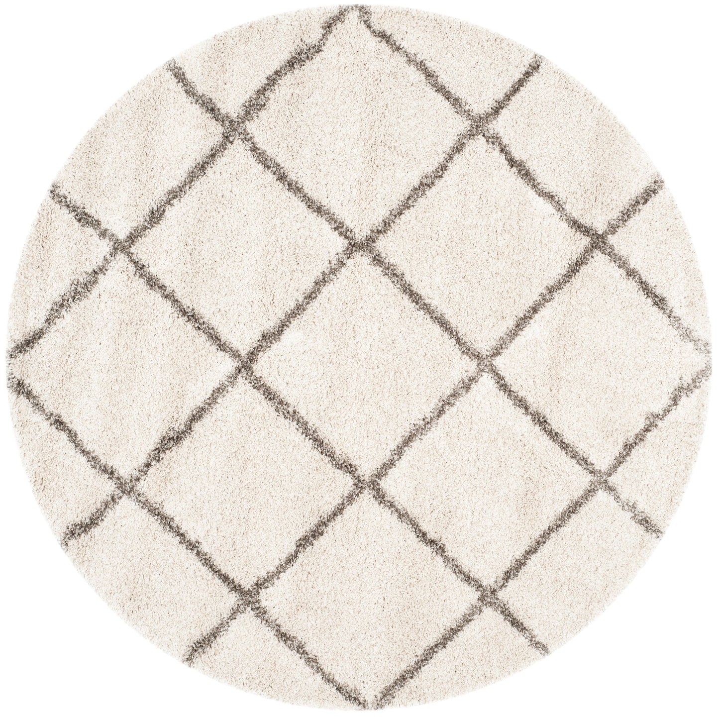 Tapis SAFAVIEH Hudson Shag Raili Diamond Treillis de 2 pouces d'épaisseur