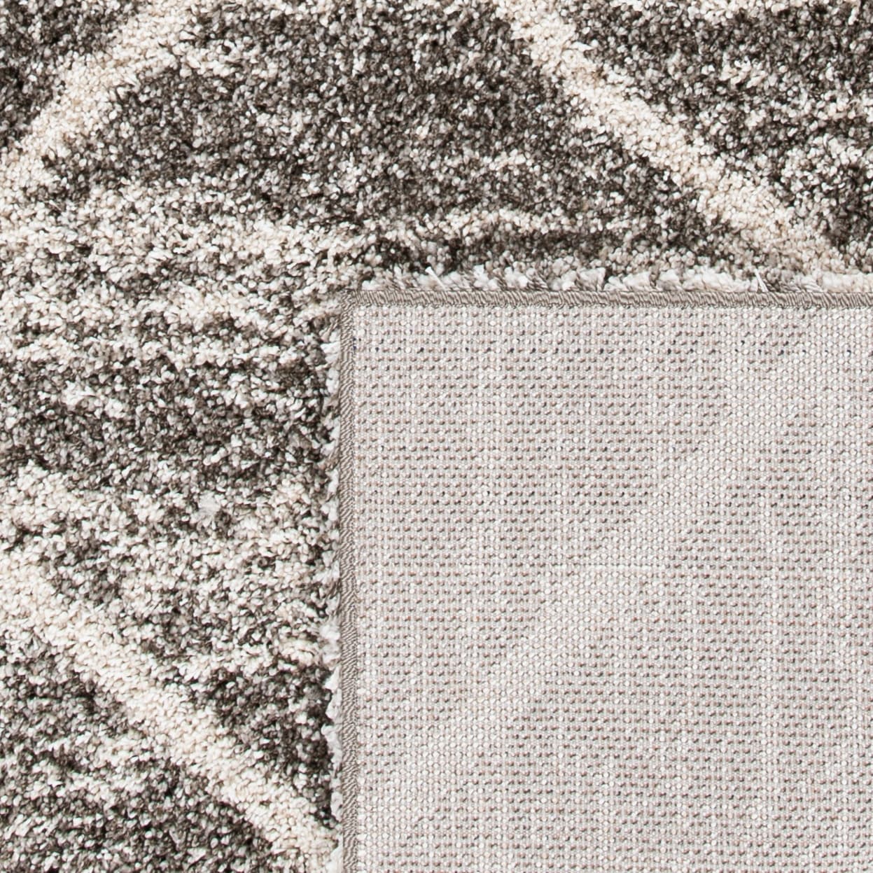 Tapis SAFAVIEH Hudson Shag Raili Diamond Treillis de 2 pouces d'épaisseur